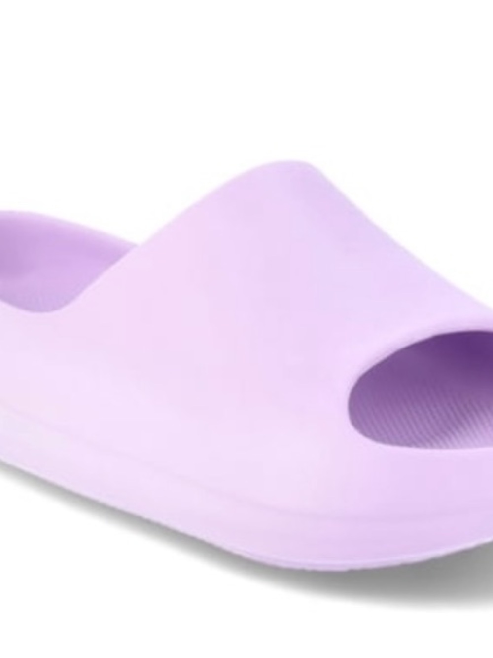 No Boundaries Lavender Slide Sandals